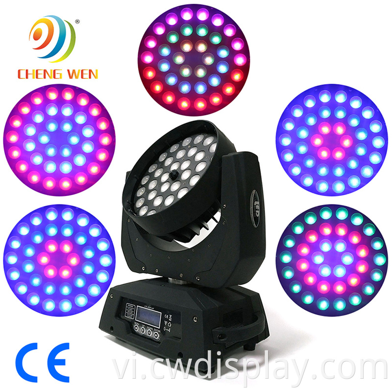 36pcs Led Moving Head Wash Light With Zoom